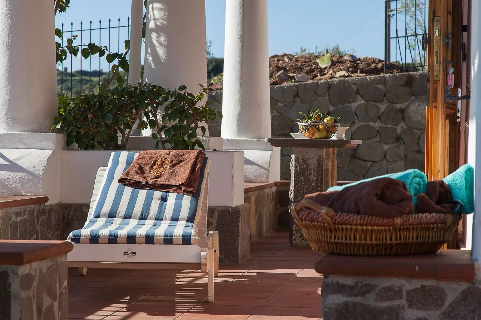 Zagara, angolo relax sulla terrazza