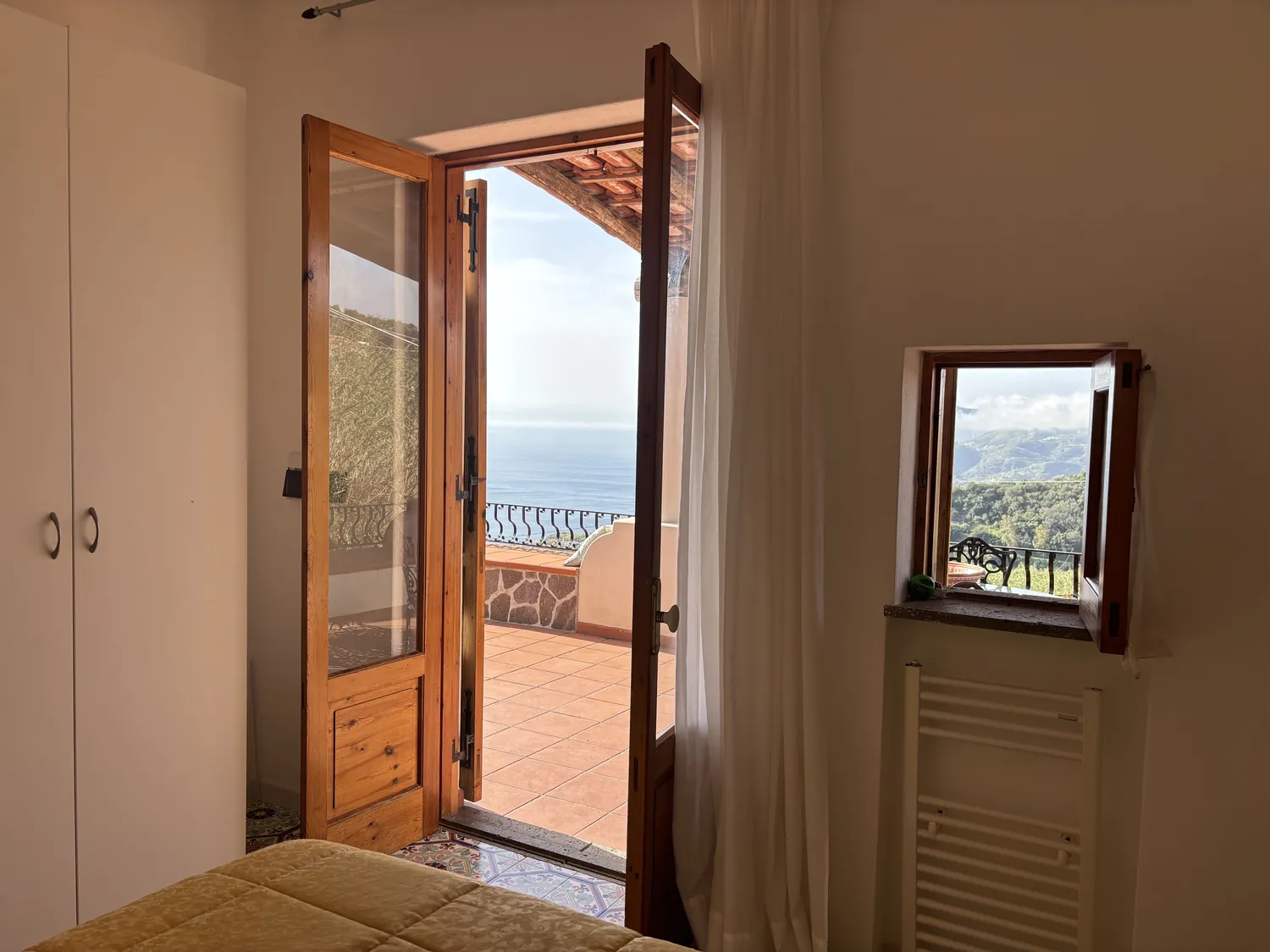 Zagara, vista dalla camera