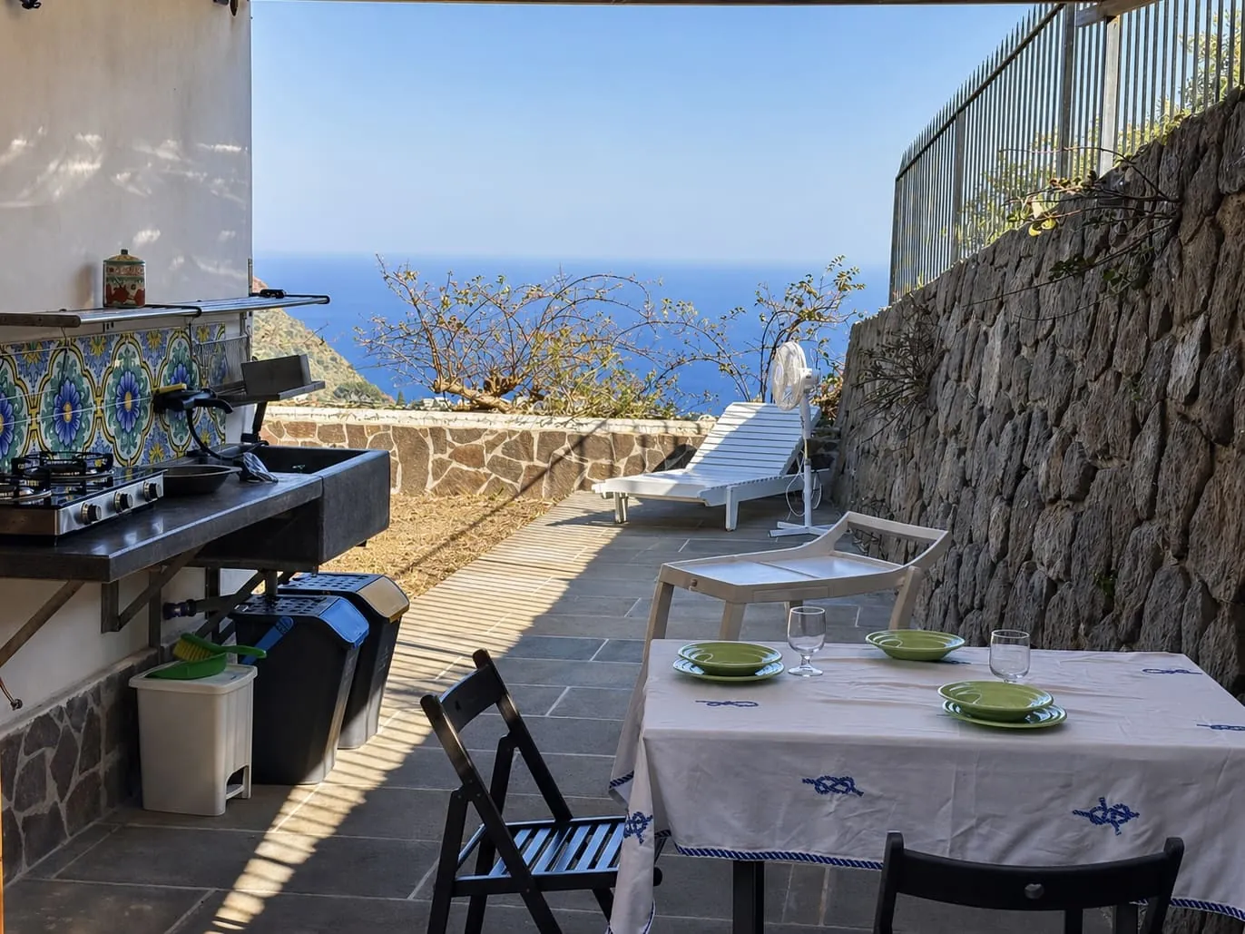 Olivetta, terrazza panoramica con vista sull'arcipelago